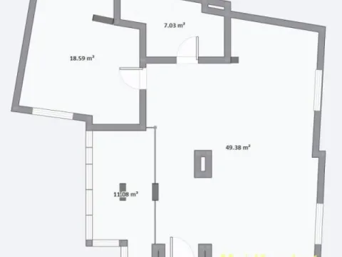 Sale, two bedroom apartment, 86m², Kalenić Pijaca, Vračar Sve Podlokacije - image 13