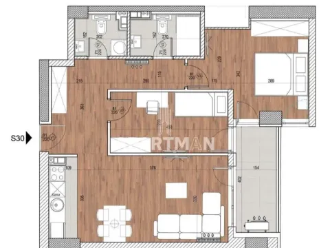 Prodaja, trosoban stan, 69m², Tošin bunar, Novi Beograd Sve Podlokacije - image 3