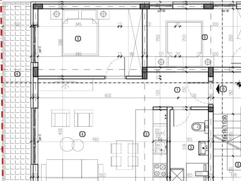 Sale, two bedroom apartment, 55m², Lekino Brdo, Voždovac Sve Podlokacije - image 3