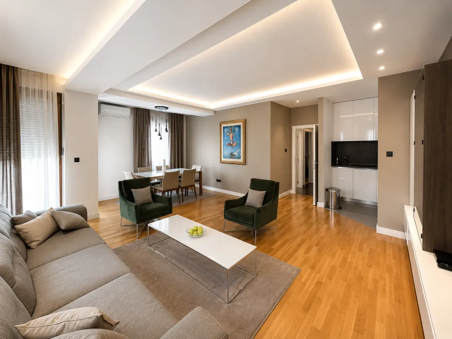 Rent, two bedroom apartment, 70m², Preko Morače, Podgorica