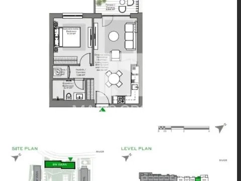 Prodaja, dvosoban stan, 47m², Savski Venac, Beograd