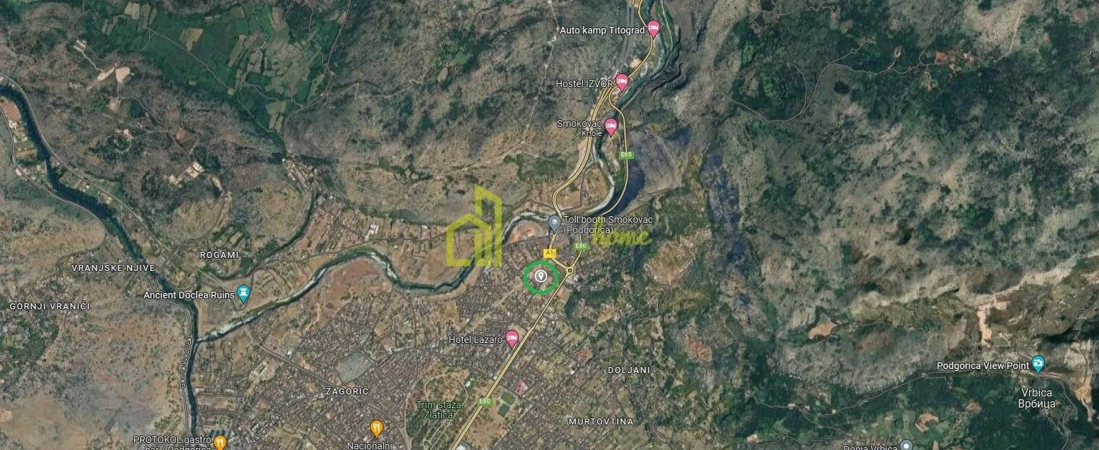 Prodaja, plac, 980m², Zlatica, Podgorica
