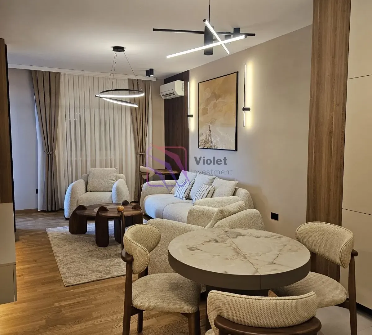 Rent, one bedroom apartment, 47m², Stari Aerodrom, Podgorica