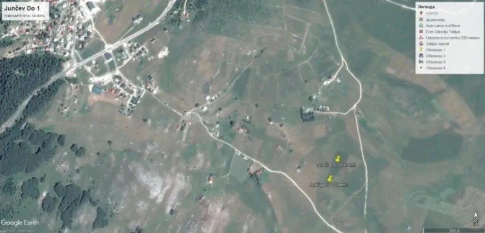 Prodaja, plac, 822m², Žabljak, Crna Gora