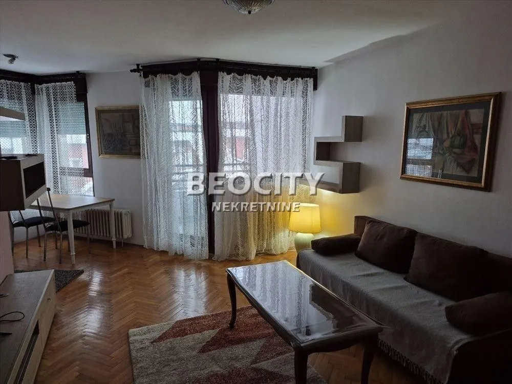 Izdavanje, jednosoban stan, 40m², Filmski Grad, Beograd