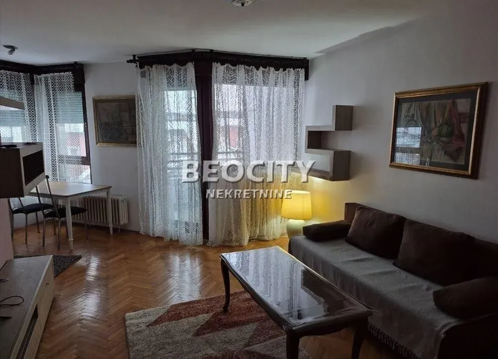 Izdavanje, jednosoban stan, 40m², Filmski Grad, Beograd