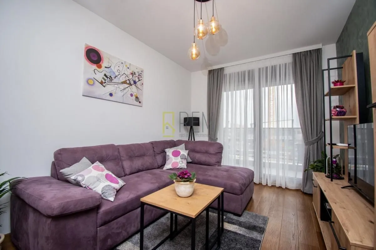 Izdavanje, jednosoban stan, 50m², Tološka šuma, Podgorica