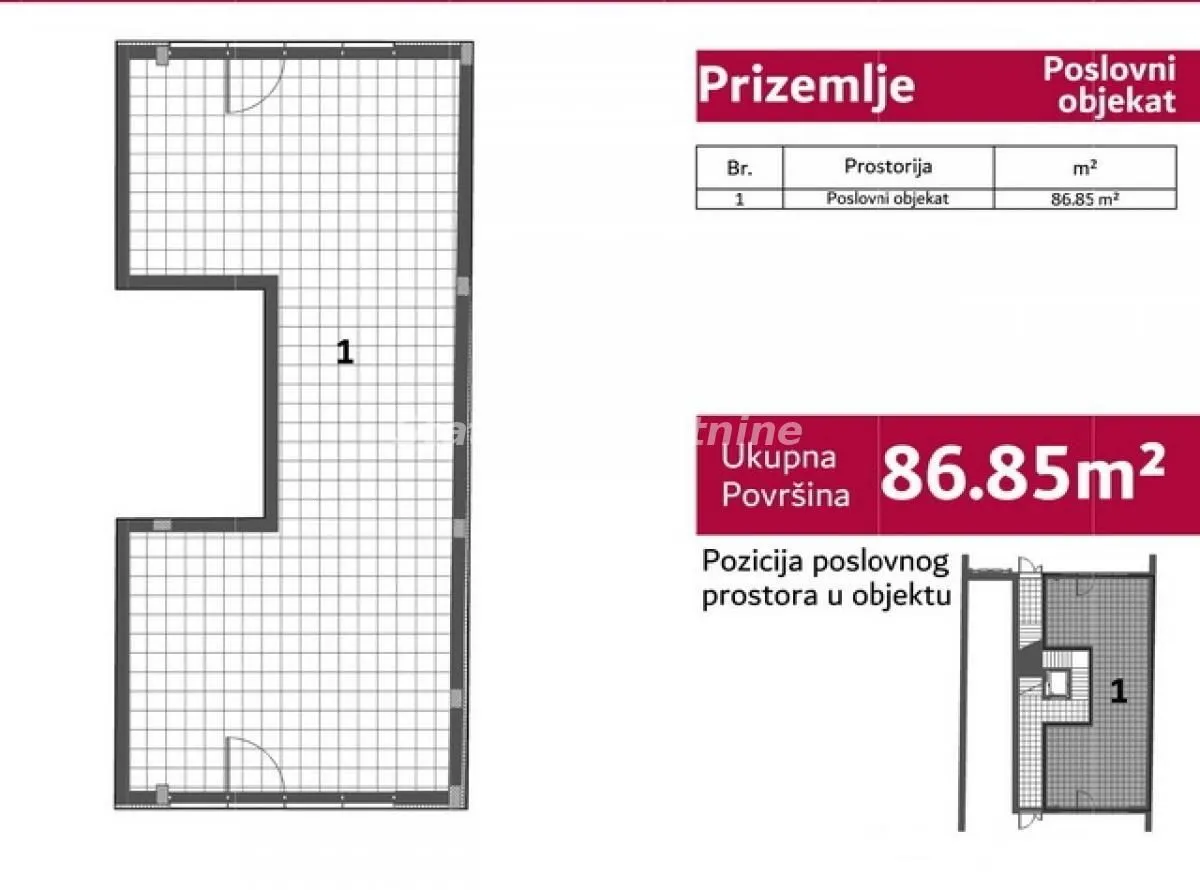 Sale, office space, 87m², Telep, Novi Sad Sve Podlokacije