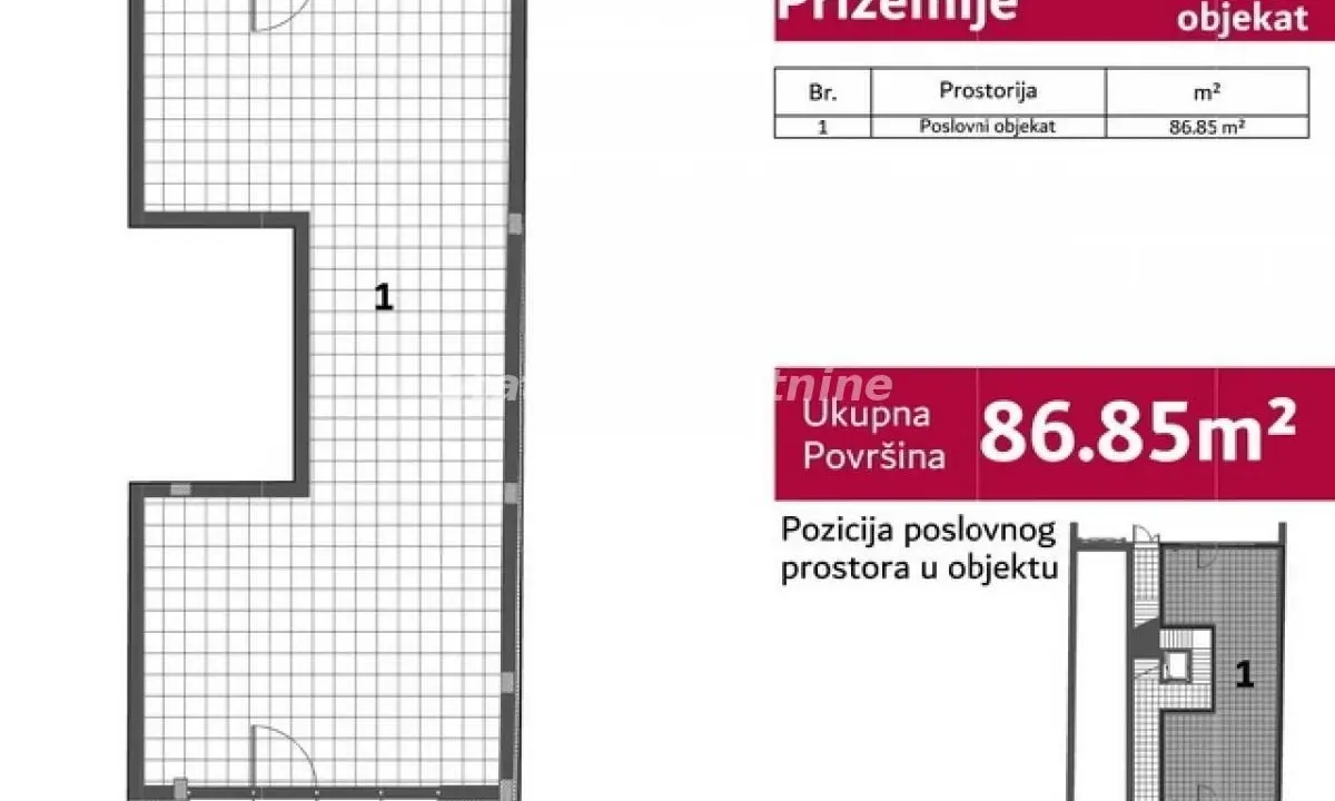 Sale, office space, 87m², Telep, Novi Sad Sve Podlokacije