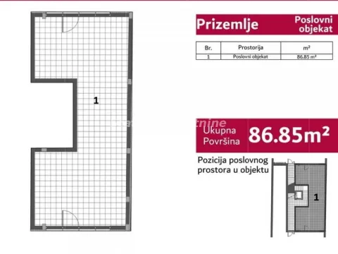 Sale, office space, 87m², Telep, Novi Sad Sve Podlokacije