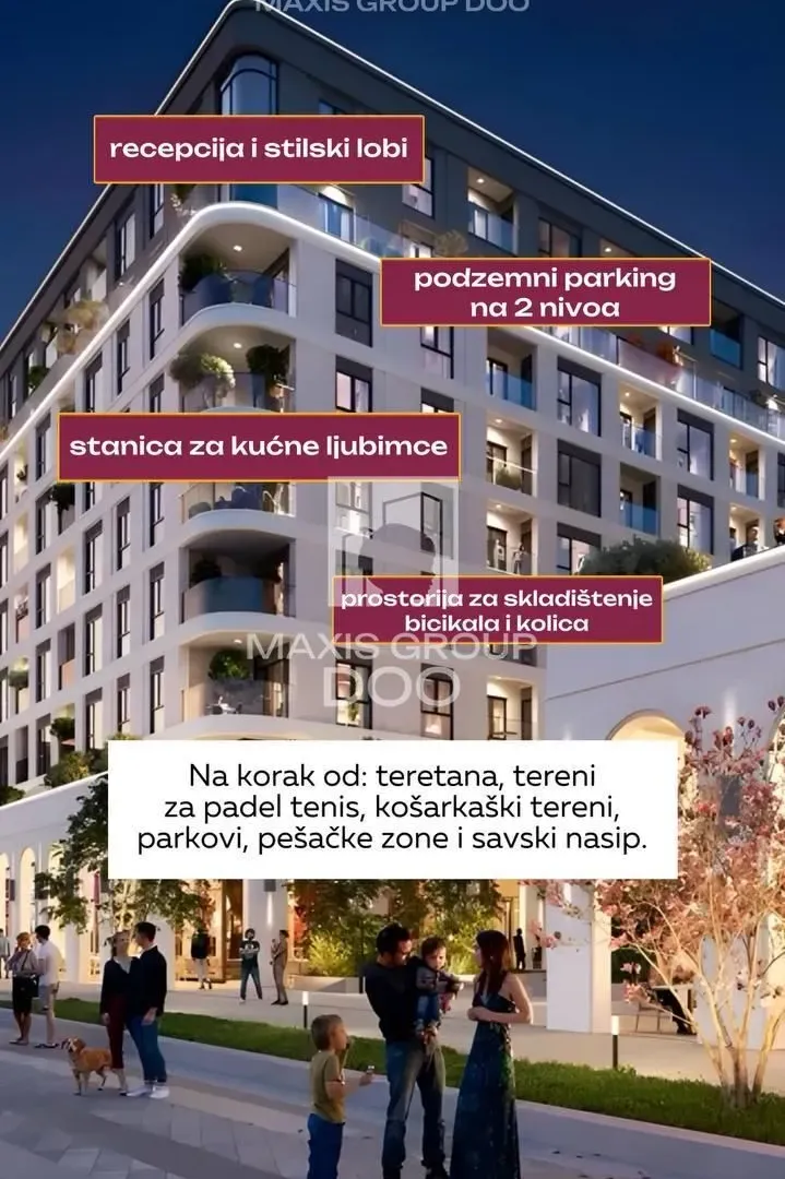 Prodaja, dvosoban stan, 75m², Savski Venac, Beograd