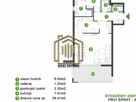 Prodaja, dvosoban stan, 76m², Zagorič, Podgorica - image 5