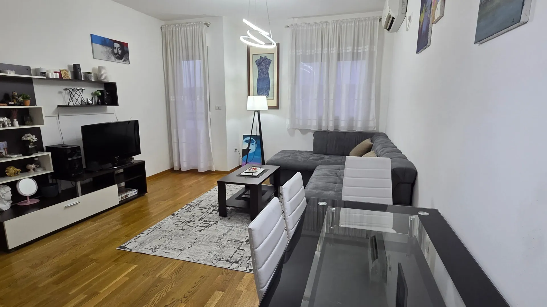 Rent, one bedroom apartment, 43m², City Kvart, Podgorica