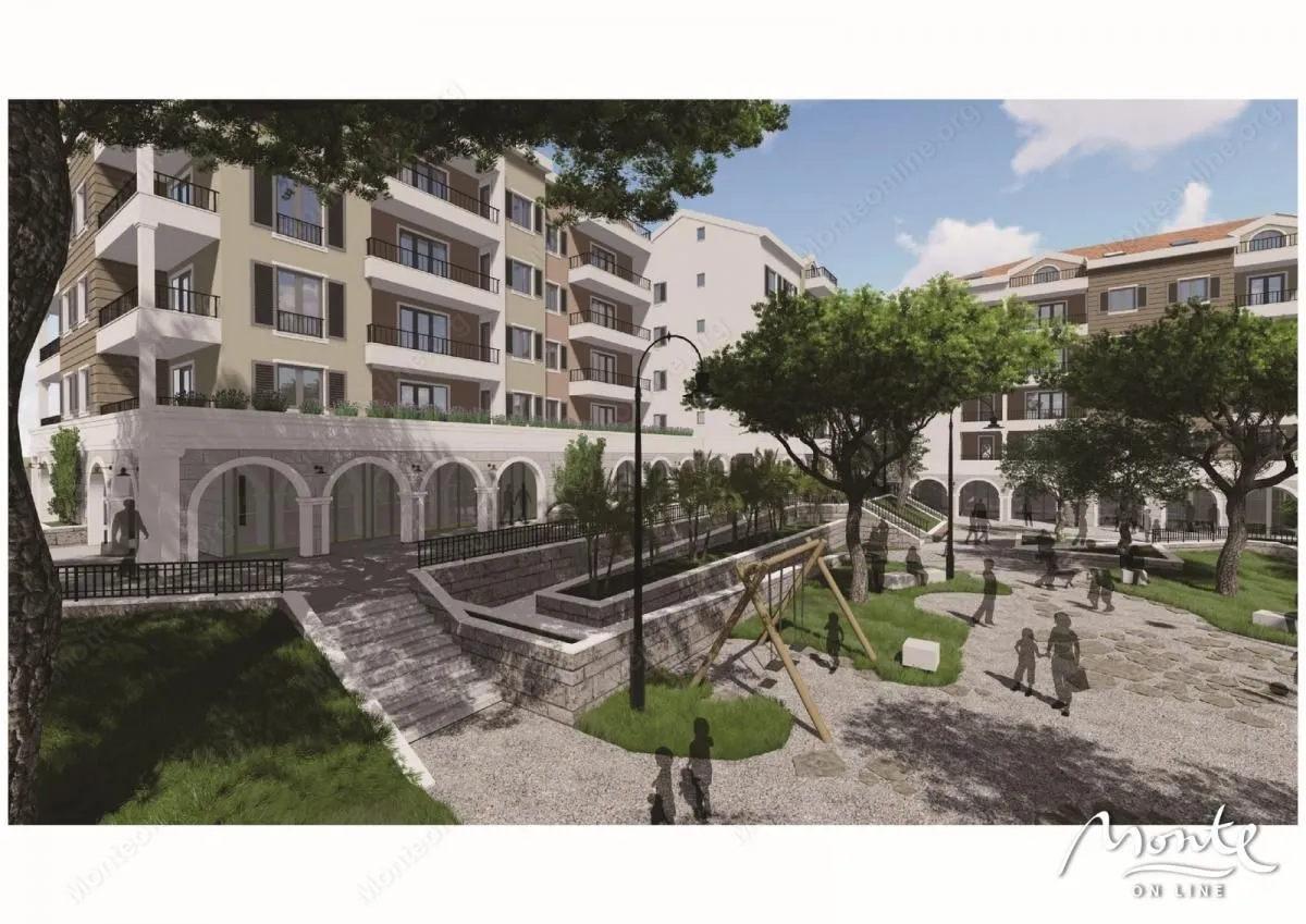 Sale, two bedroom apartment, 61m², Tivat, Crna Gora