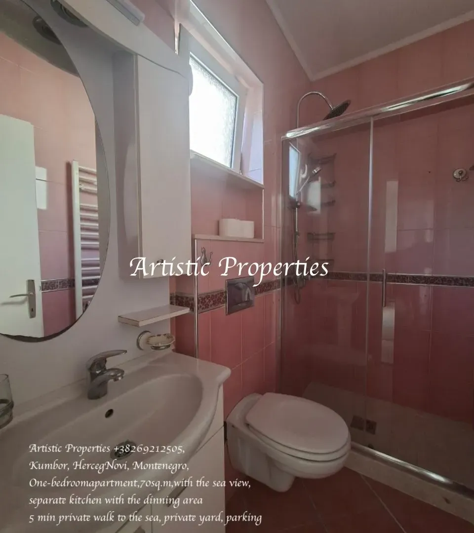 Izdavanje, jednosoban stan, 70m², Kumbor, Herceg Novi
