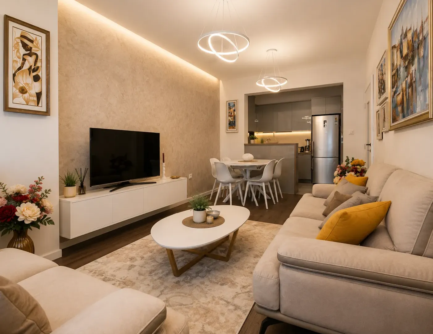 Rent, two bedroom apartment, 75m², Vezirac, Petrovaradin