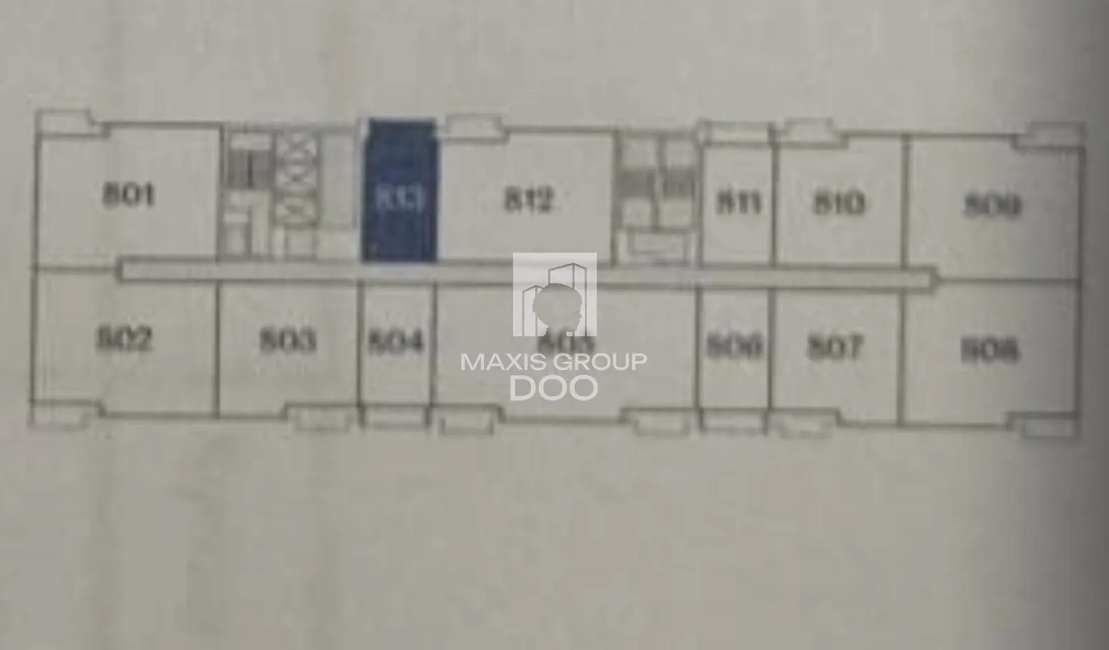 Sale, one bedroom apartment, 32m², Savski Venac, Beograd