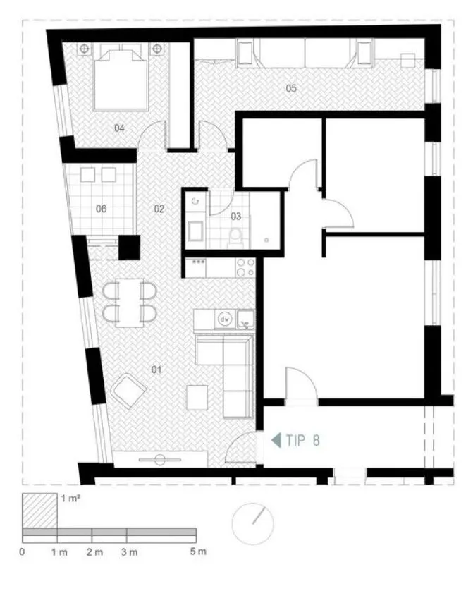 Prodaja, trosoban stan, 67m², Vračar Hram, Vračar Sve Podlokacije