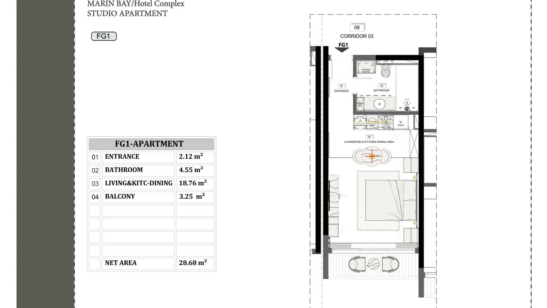 Sale, apartment, 28m², Dobre Vode, Bar