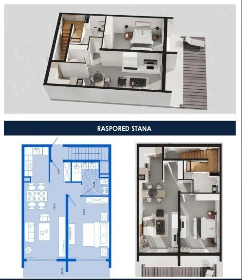 Prodaja, dvosoban stan, 78m², Tivat, Crna Gora