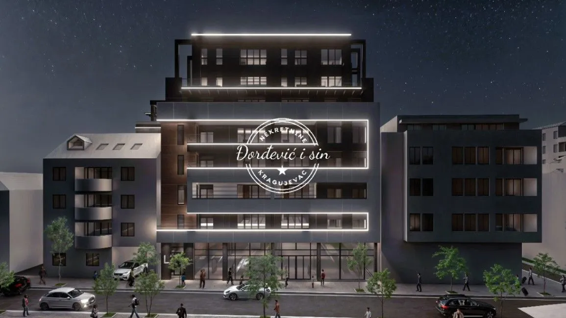 Sale, two bedroom apartment, 55m², Centar, Kragujevac