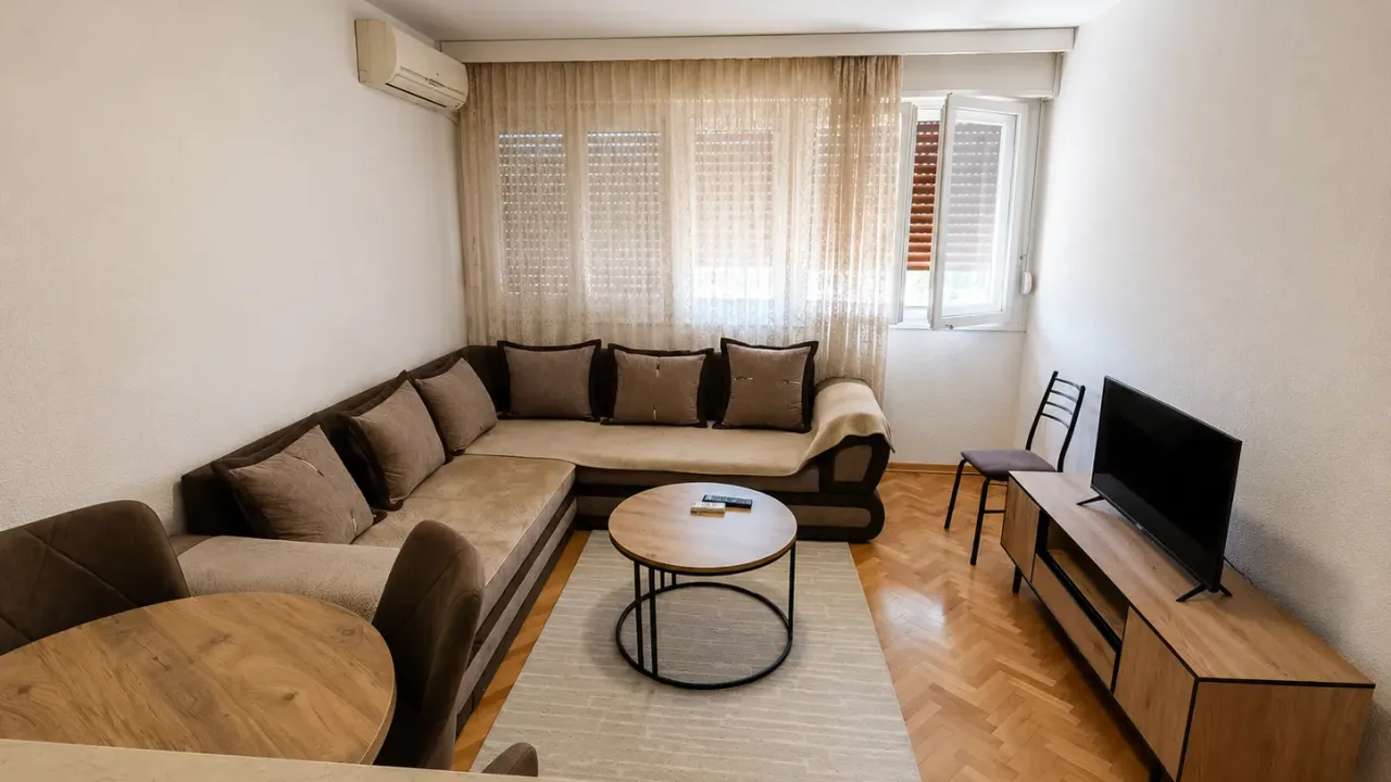 Rent, one bedroom apartment, 40m², Zabjelo, Podgorica