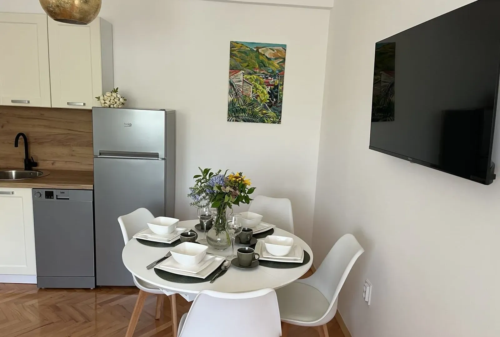 Rent, two bedroom apartment, 68m², Gornja Lastva, Tivat