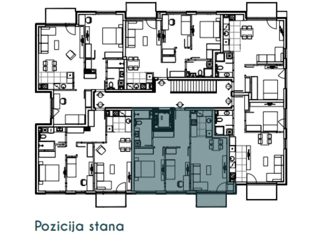 Sale, three bedroom apartment, 67m², Altina, Beograd