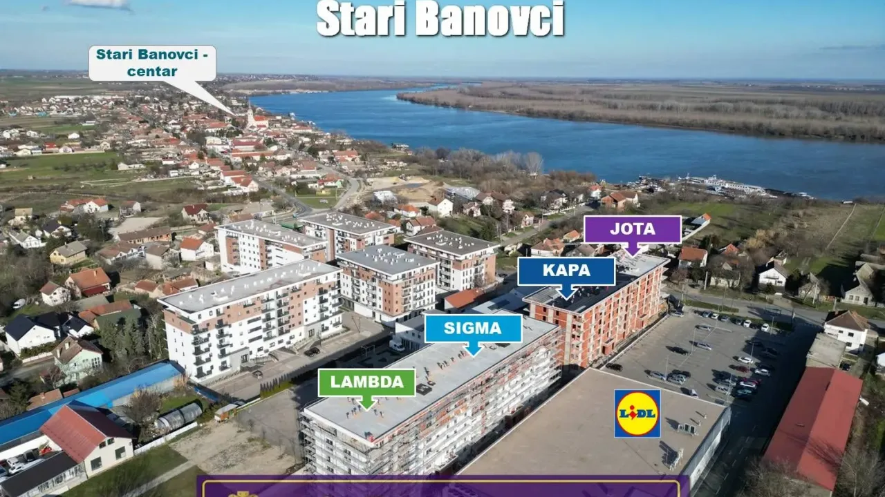 Prodaja, dvosoban stan, 52m², Stari Banovci, Stara Pazova