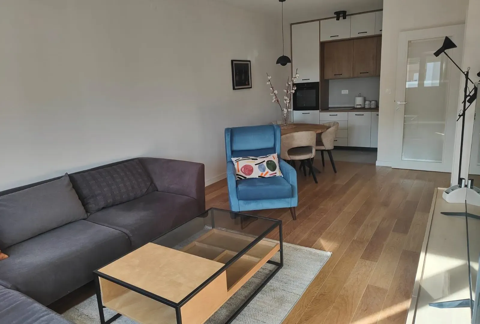 Rent, one bedroom apartment, 50m², Central Point, Podgorica