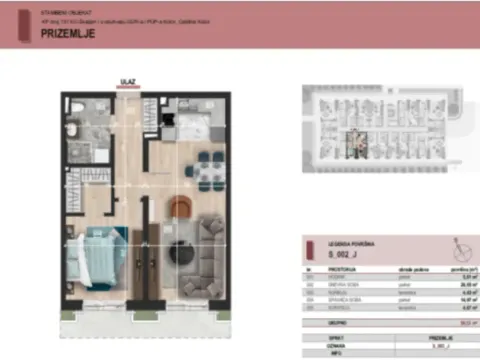 Sale, one bedroom apartment, 50m², Škaljari, Kotor - image 4
