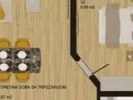 Sale, one bedroom apartment, 47m², Centar, Bar - image 3