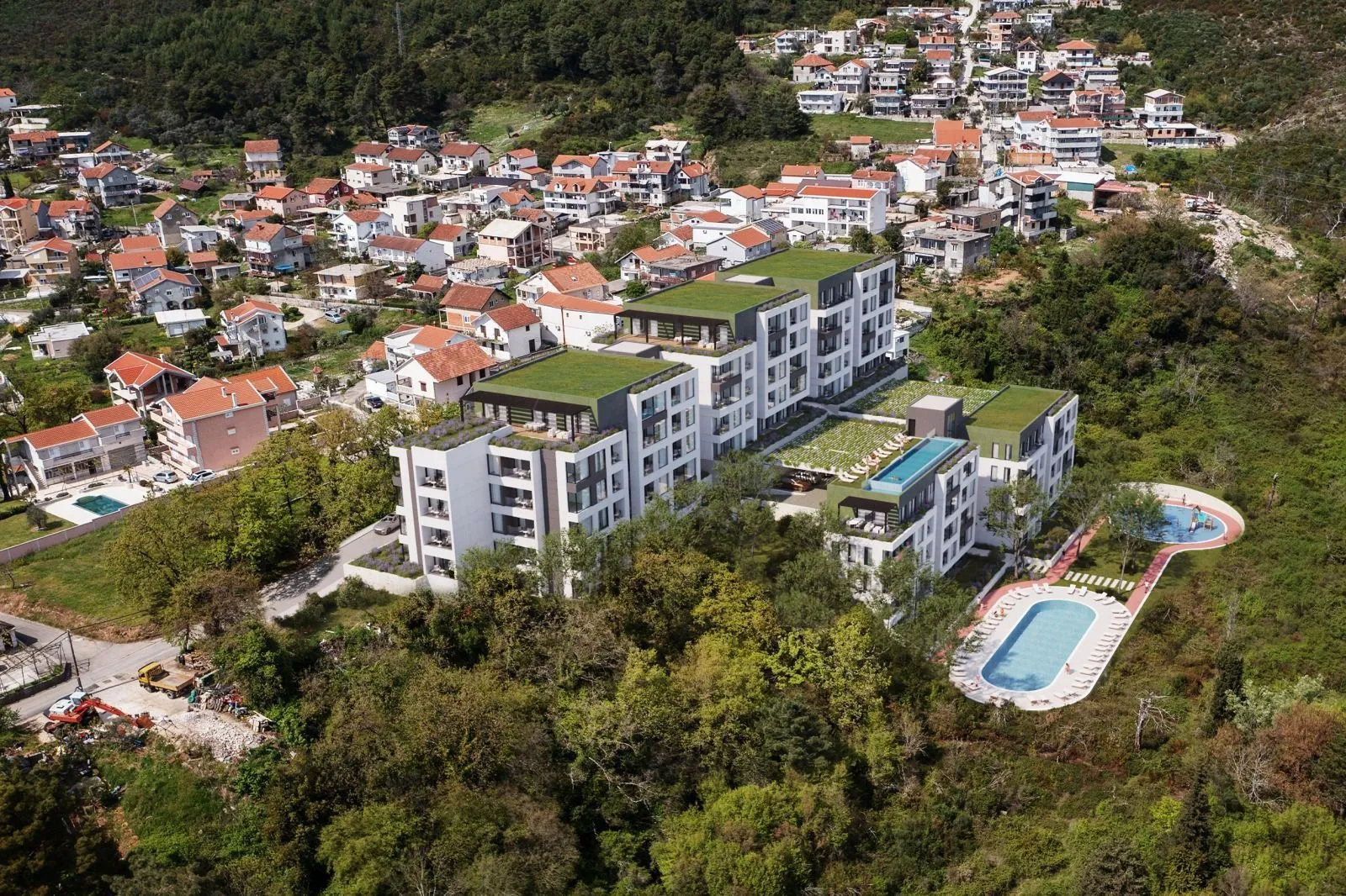 Sale, one bedroom apartment, 44m², Mrčevac, Tivat