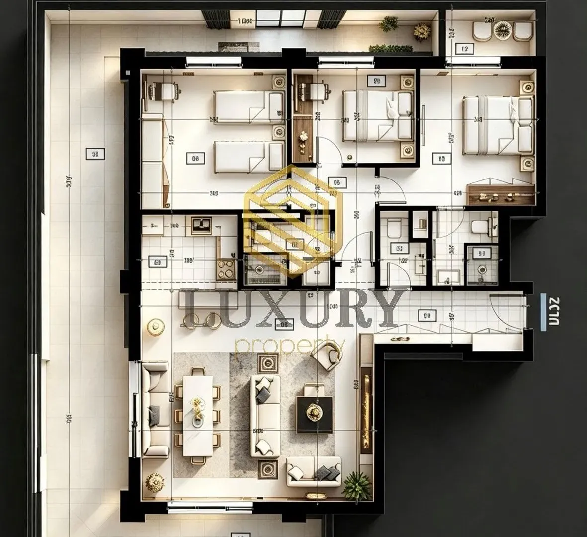 Prodaja, trosoban stan, 149m², Preko Morače, Podgorica