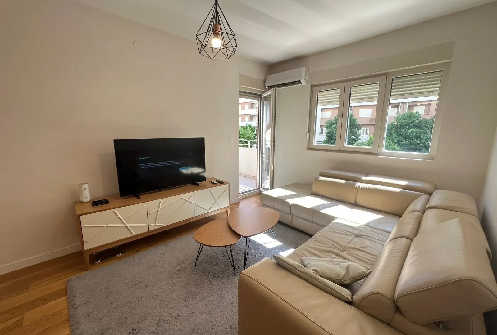 Rent, one bedroom apartment, 47m², Central Point, Podgorica