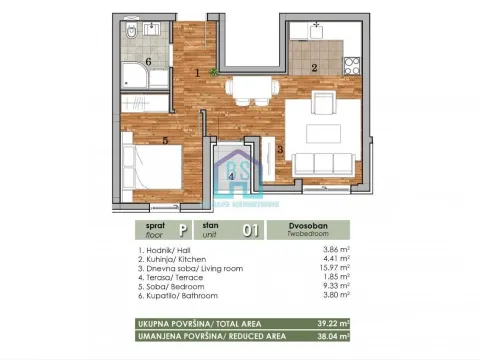 Prodaja, jednosoban stan, 39m², Telep, Novi Sad Sve Podlokacije - image 2