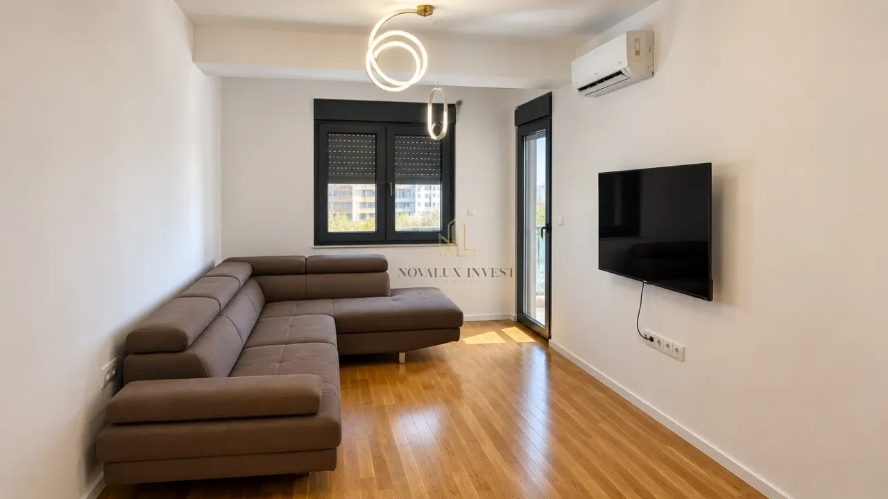 Izdavanje, jednosoban stan, 49m², Stari Aerodrom, Podgorica