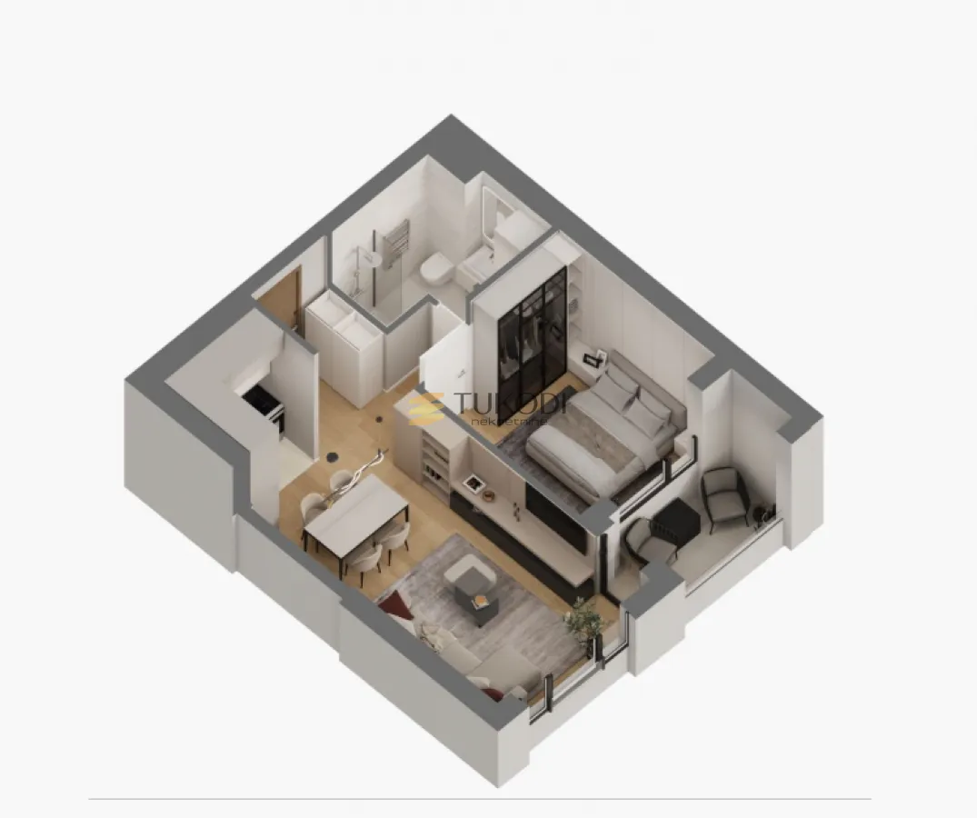 Prodaja, jednosoban stan, 43m², Telep, Novi Sad Sve Podlokacije