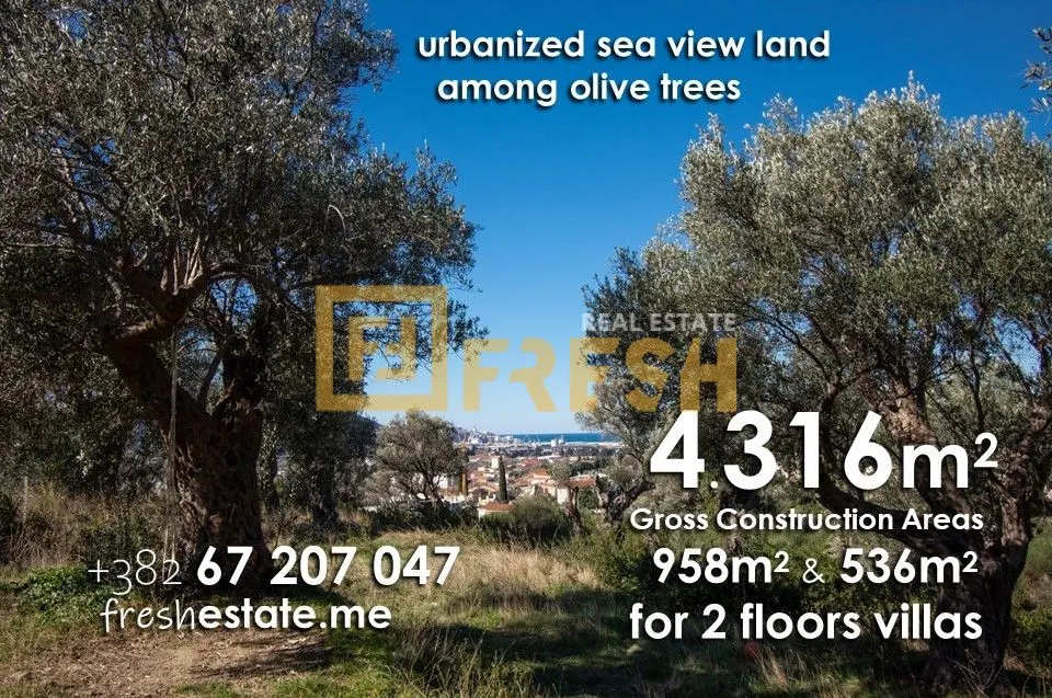Prodaja, plac, 4316m², Bar, Crna Gora