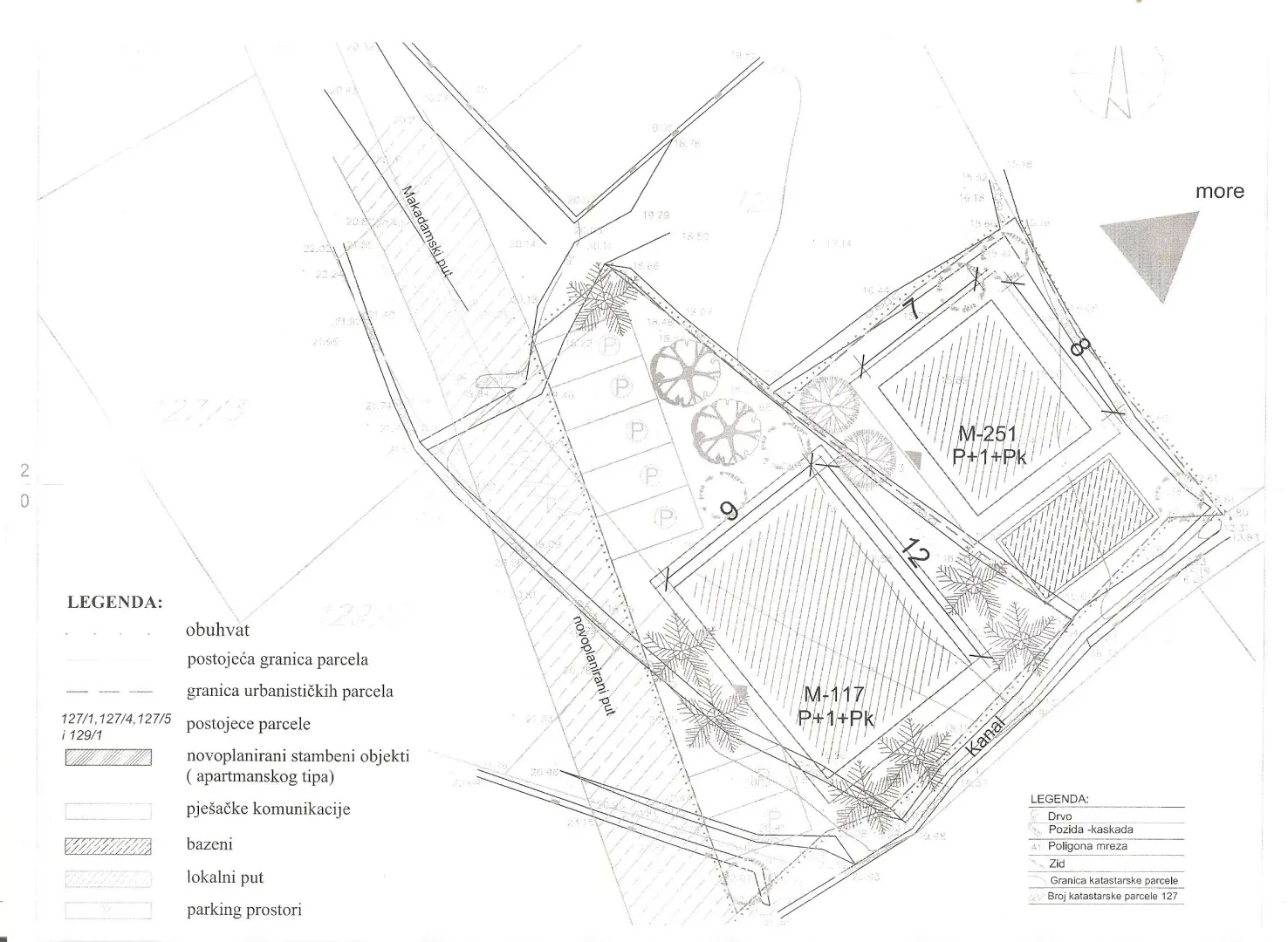 Sale, land lot, 730m², Prčanj, Kotor