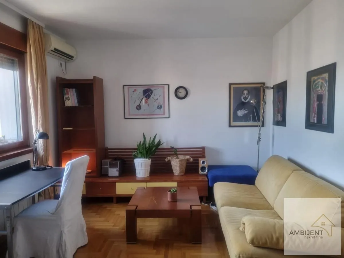 Izdavanje, dvosoban stan, 45m², Vračar Sve Podlokacije, Beograd