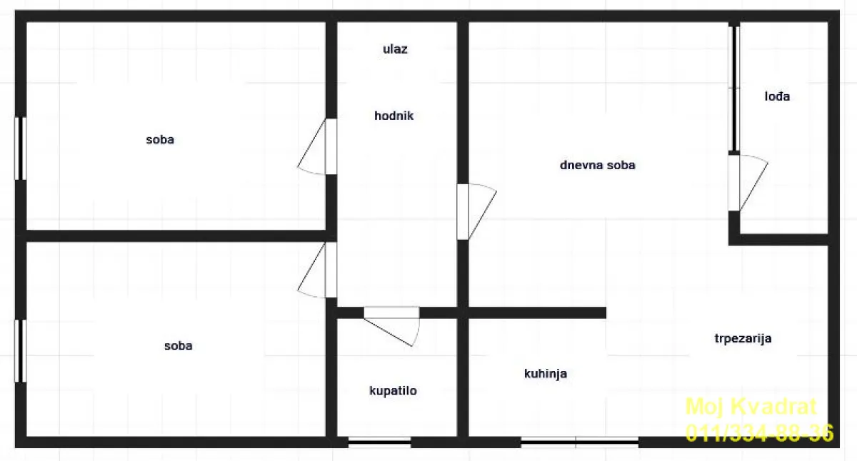 Prodaja, trosoban stan, 85m², Čukarica, Beograd