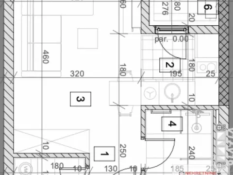 Prodaja, jednosoban stan, 28m², Salajka, Novi Sad Sve Podlokacije