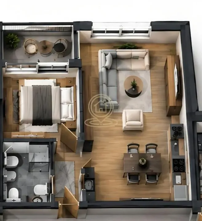 Prodaja, jednosoban stan, 40m², Palilula, Niš