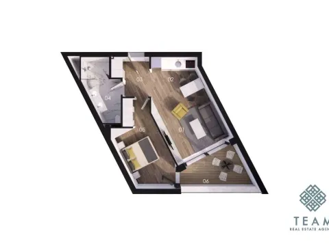 Prodaja, jednosoban stan, 54m², Bečići, Budva - image 4