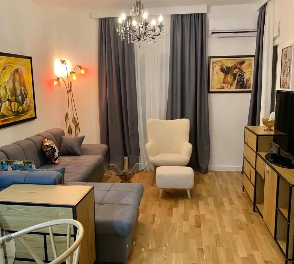 Rent, one bedroom apartment, 46m², Zabjelo, Podgorica