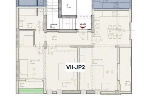 Sale, two bedroom apartment, 79m², Ilino, Bar - image 5