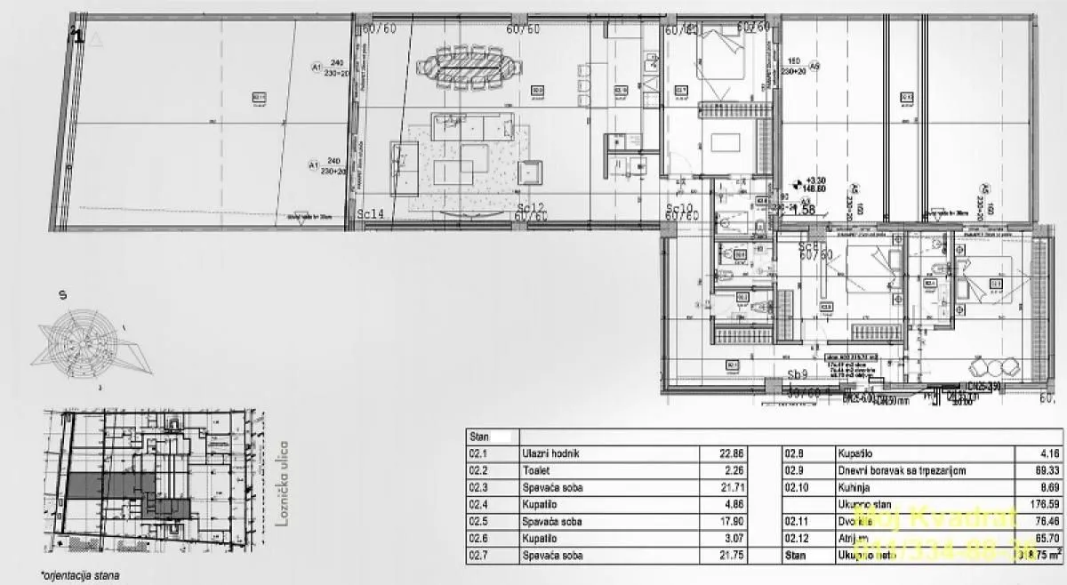 Prodaja, četvorosoban stan, 319m², Kalenić Pijaca, Vračar Sve Podlokacije