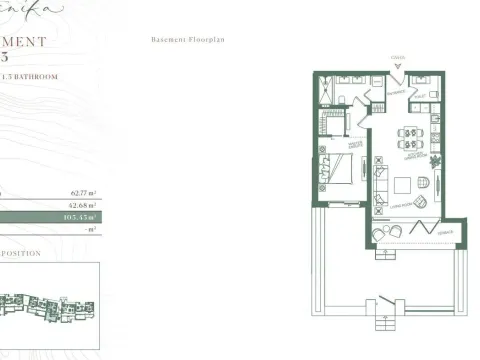 Sale, one bedroom apartment, 105m², Luštica, Tivat - image 16