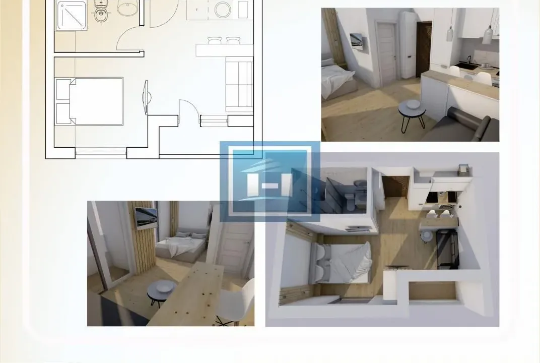 Sale, studio apartment, 23m², Aqua park, Jagodina